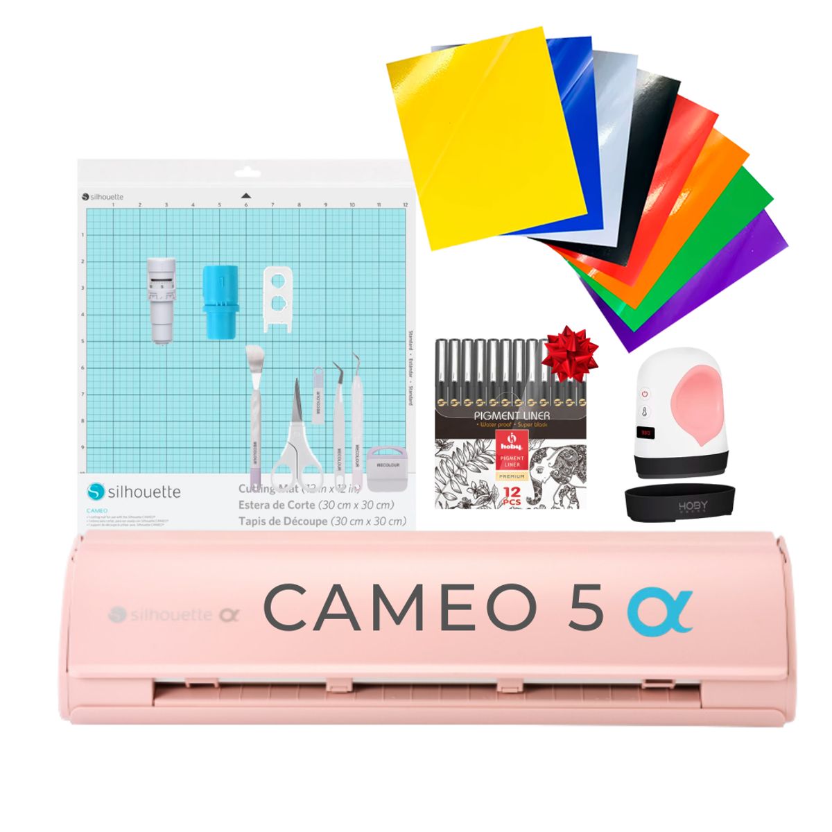 SILHOUETTE - Kit Cameo 5 Alpha Plotter + Mini Estampadora Sa48