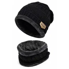 MORLAN - Conjunto Gorro con Bufanda 2 Piezas Adulto