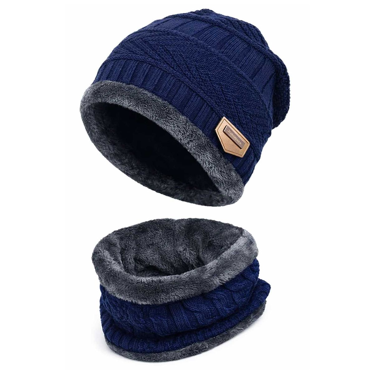 MORLAN - Conjunto Gorro con Bufanda 2 Piezas Adulto