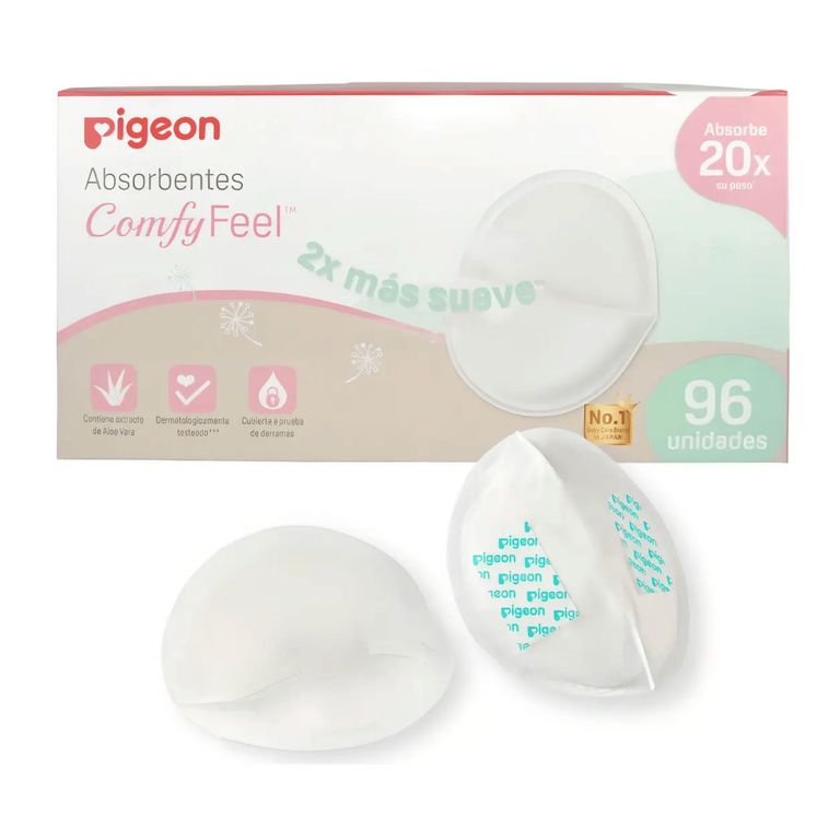 Protectores De Lactancia Comfy Feel Aloe Vera + Suave