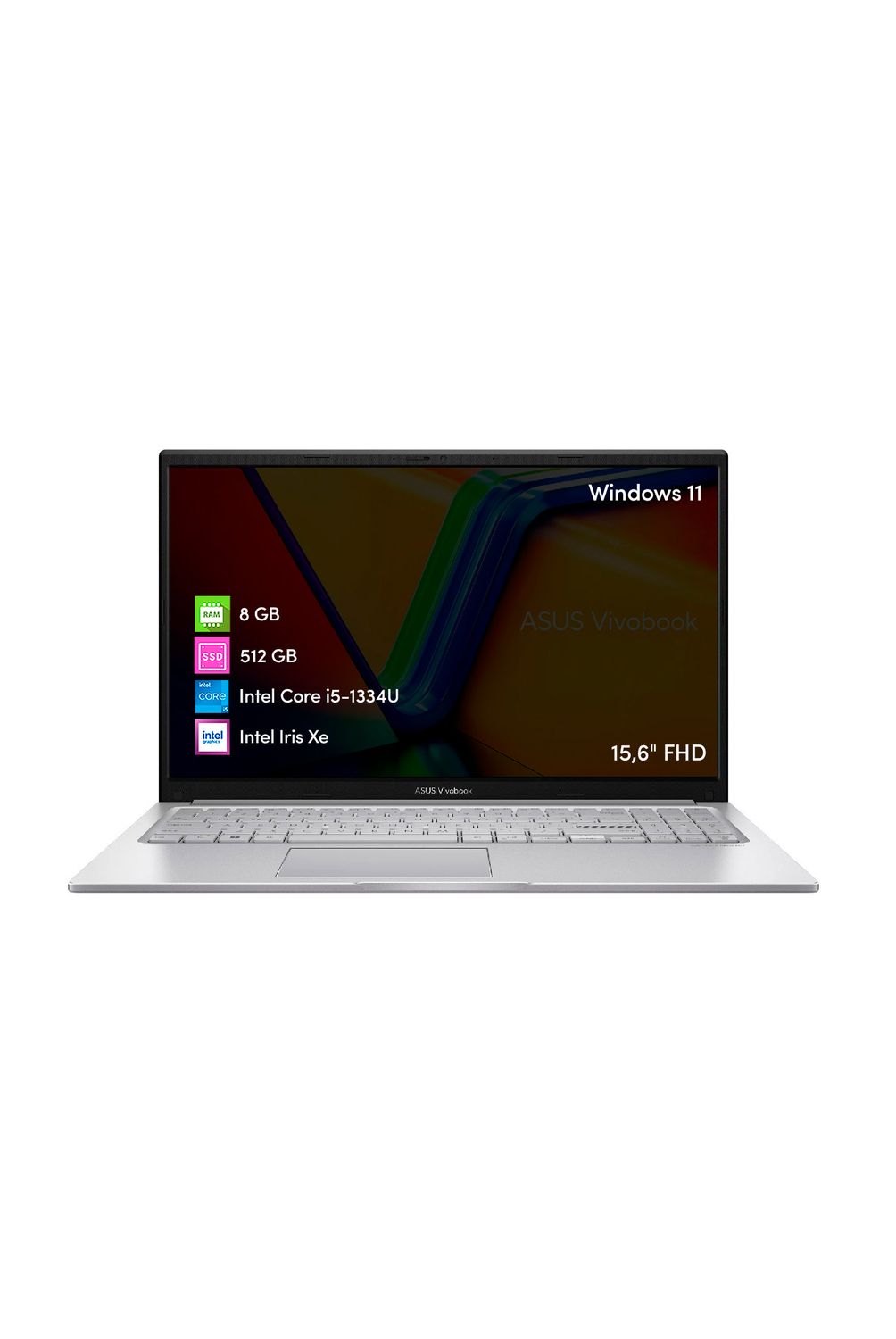 ASUS Notebook Asus Vivobook Core i5 8GB 512GB SSD 15.6 FHD W11