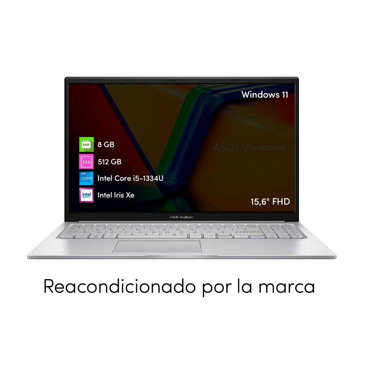 ASUS - Notebook Asus Vivobook Core i5 8GB 512GB SSD 15.6 FHD W11