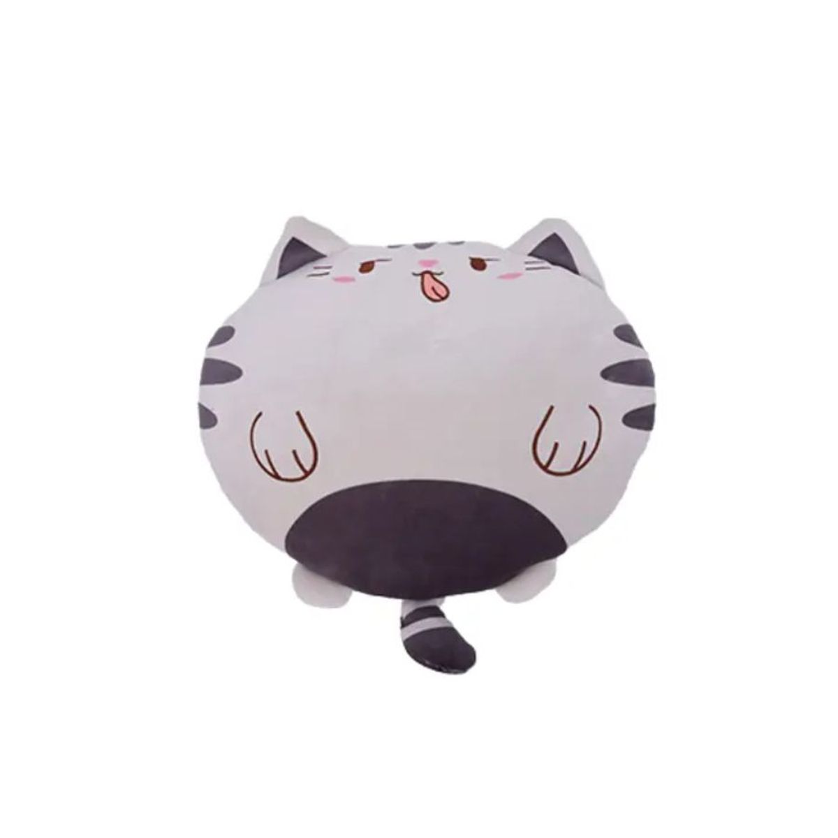 GENERICO - Peluche Cojín Gatito Atigrado 45cm