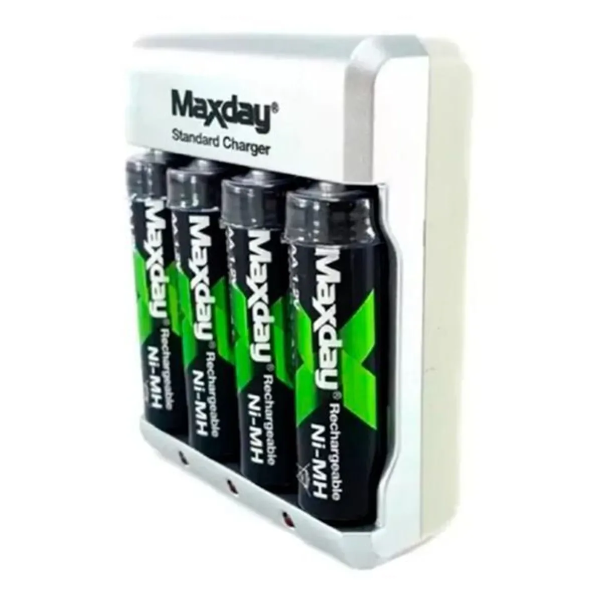 GENERICO - Cargador De Bateria Pilas aa - Aaa - 9v Con 4 Baterias
