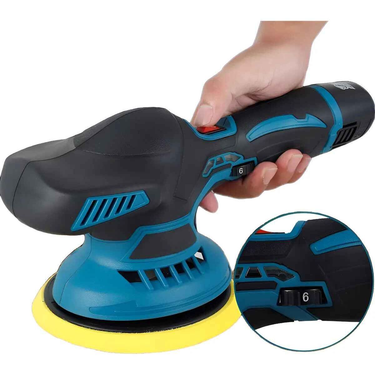 GENERICO - Pulidora orbital Recargable Con Accesorios  Modelo 02