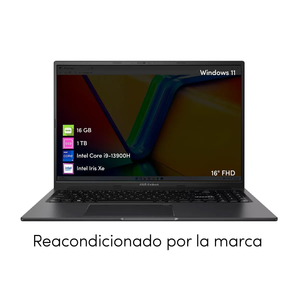 ASUS - Notebook Asus Vivobook Core i9 16GB 1TB SSD 16 FHD W11