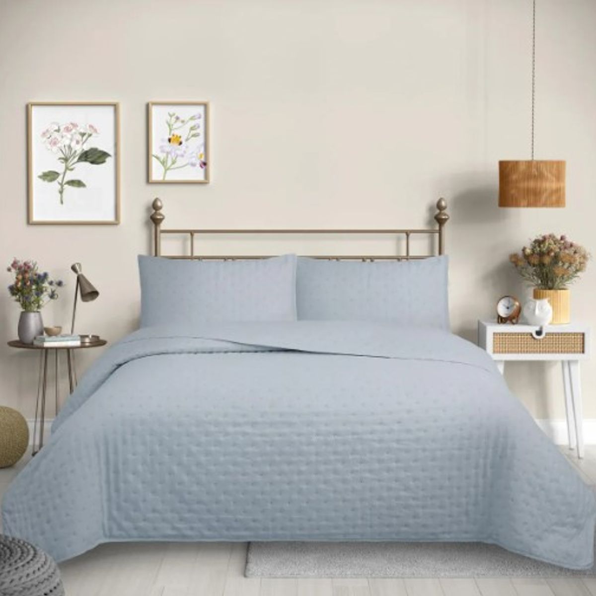 GENERICO - Cubrecama Quilt Reversible Deluxe Collection Martiné