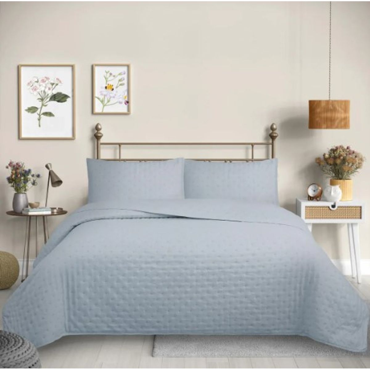 GENERICO - Cubrecama Quilt Reversible Deluxe Collection Martiné