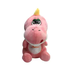 GENERICO - Peluche Dragón Colorido 30cm Rosado