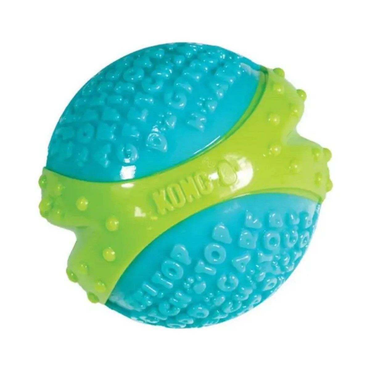 GENERICO - Pelota Grande Reforzada Para Perro Kong Verde Aqua 8cm BELUG