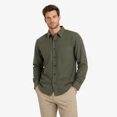 MOSS - Camisa Franela 100% algodón