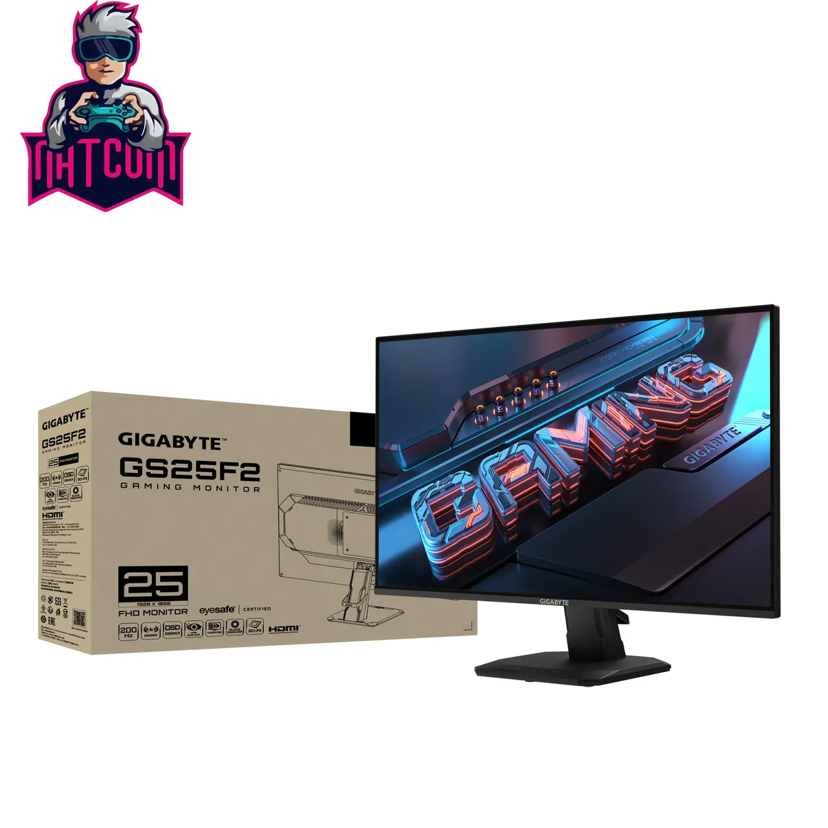 GIGABYTE - Monitor 200hz 25 Gigabyte  GS25F2