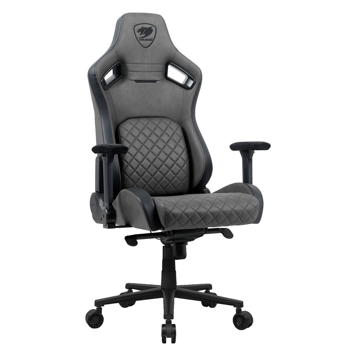 COUGAR - Silla Gamer - Cougar Defensor S Jet Gray F máx 150 Kg