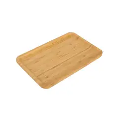 GENERICO - Bandeja Decorativa de Madera Rectangular Adorno Multiuso
