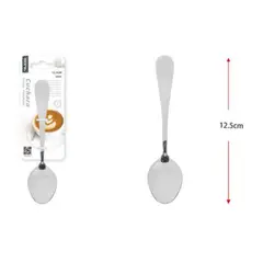 GENERICO - Cuchara Para Café o Té De Acero Inoxidable - 12.5cm, 1 PCS