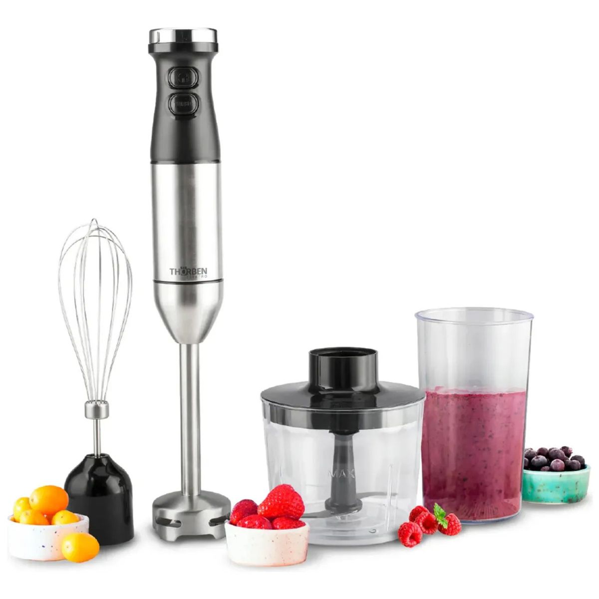 THORBEN - Minipimer Batidora De Inmersion Thorben Thor Hb 600w 4 En 1