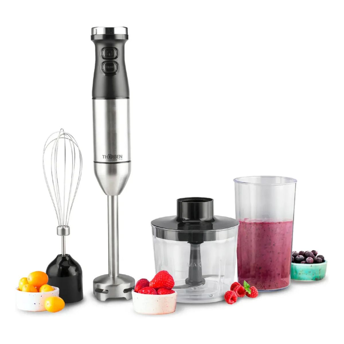 THORBEN - Minipimer Batidora De Inmersion Thorben Thor Hb 600w 4 En 1