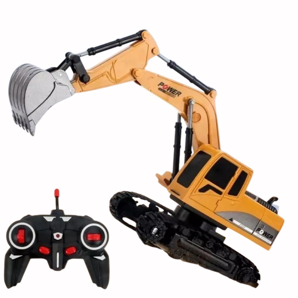GENERICO - Retroexcavadora Radio Control Remoto Recargable