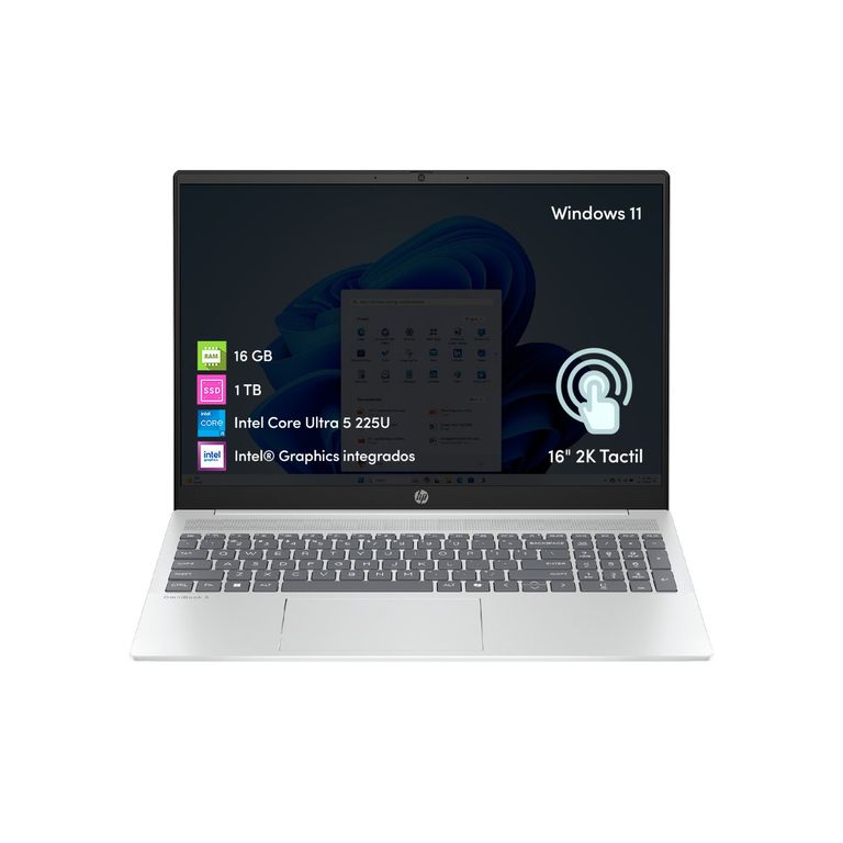 Notebook Omnibook Core Ultra 5 16GB 1TB SSD 16' 2K Táctil W11