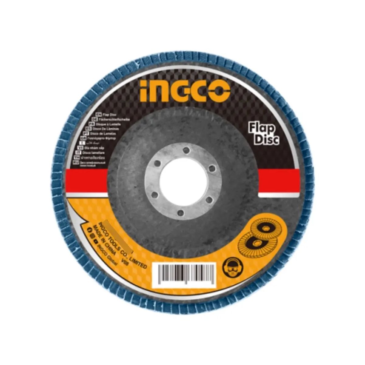INGCO - Disco Circonio Traslapado Ingco Grano 60 115mm FDZ1152 Pro Max Durable