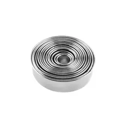 GENERICO - 14 Moldes Galletas Circulo Molde De Galleta Cortador Galleta
