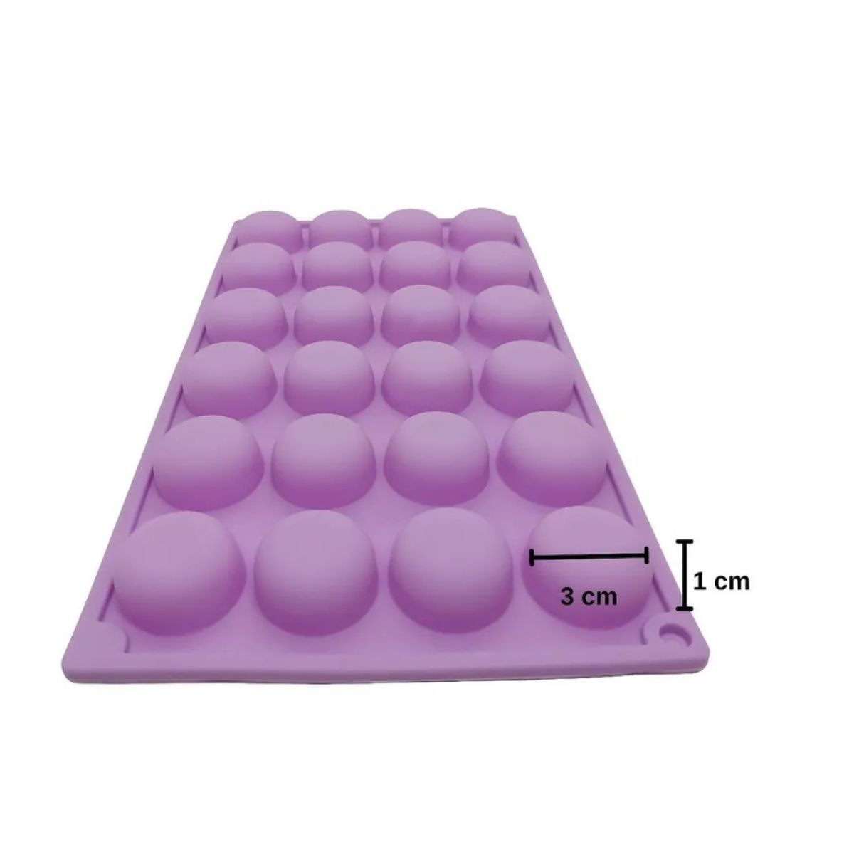 GENERICO - Molde De Silicona Molde De Chocolate Molde Media Esfera 24