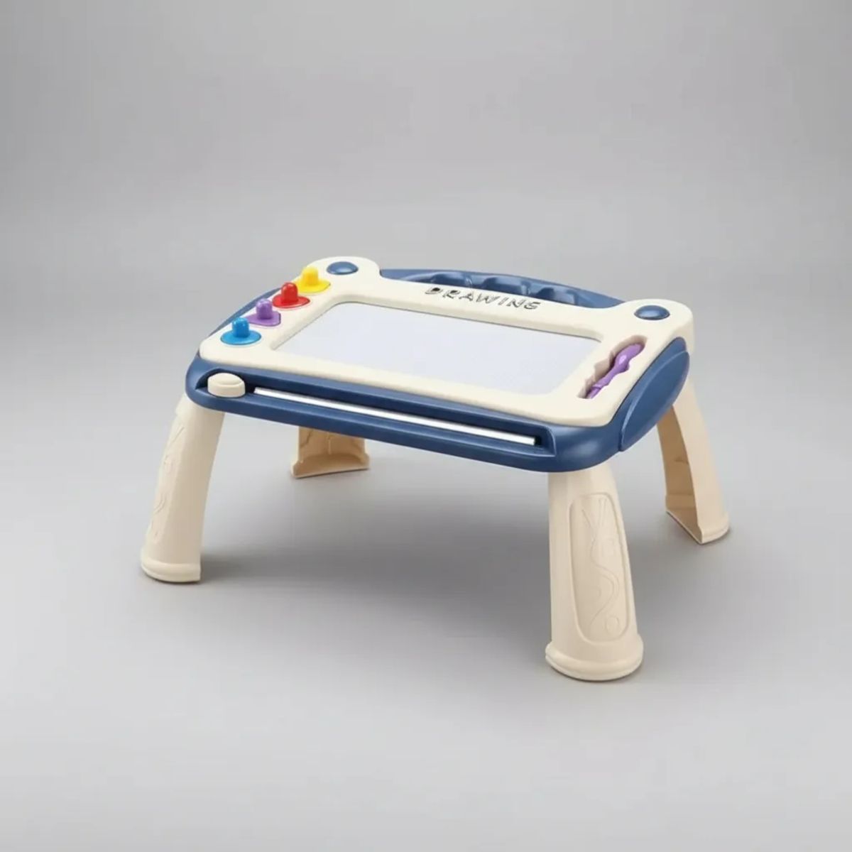 GENERICO - Pizarra Magnética Infantil Azul Drawing Board 3+