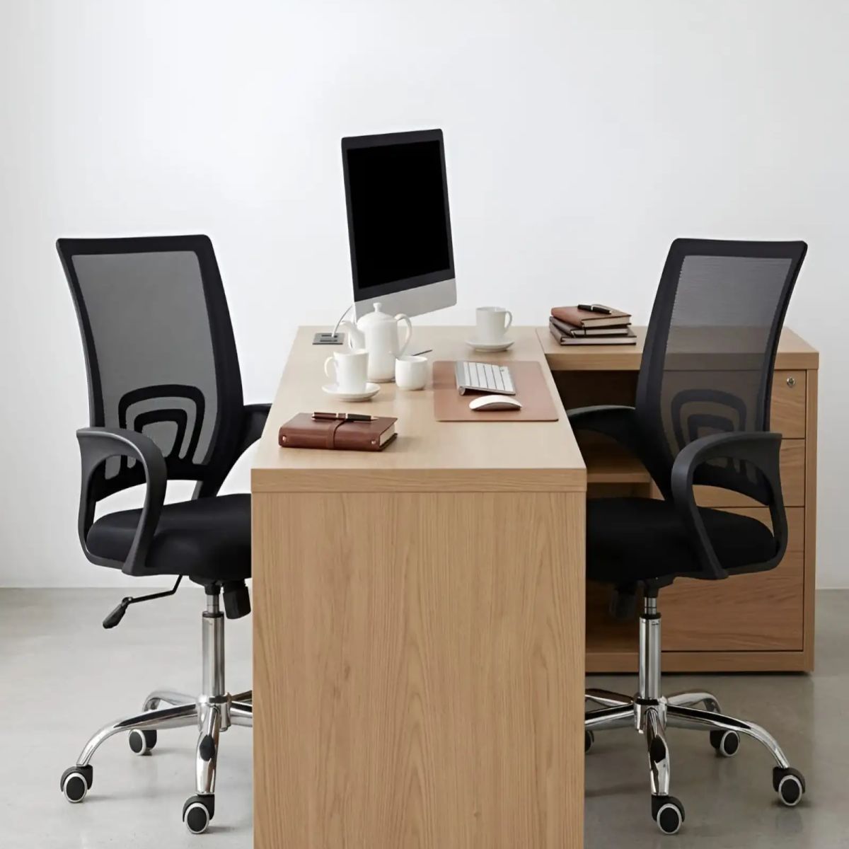 GENERICO - Pack 2 Sillas de Escritorio Ergonómicas