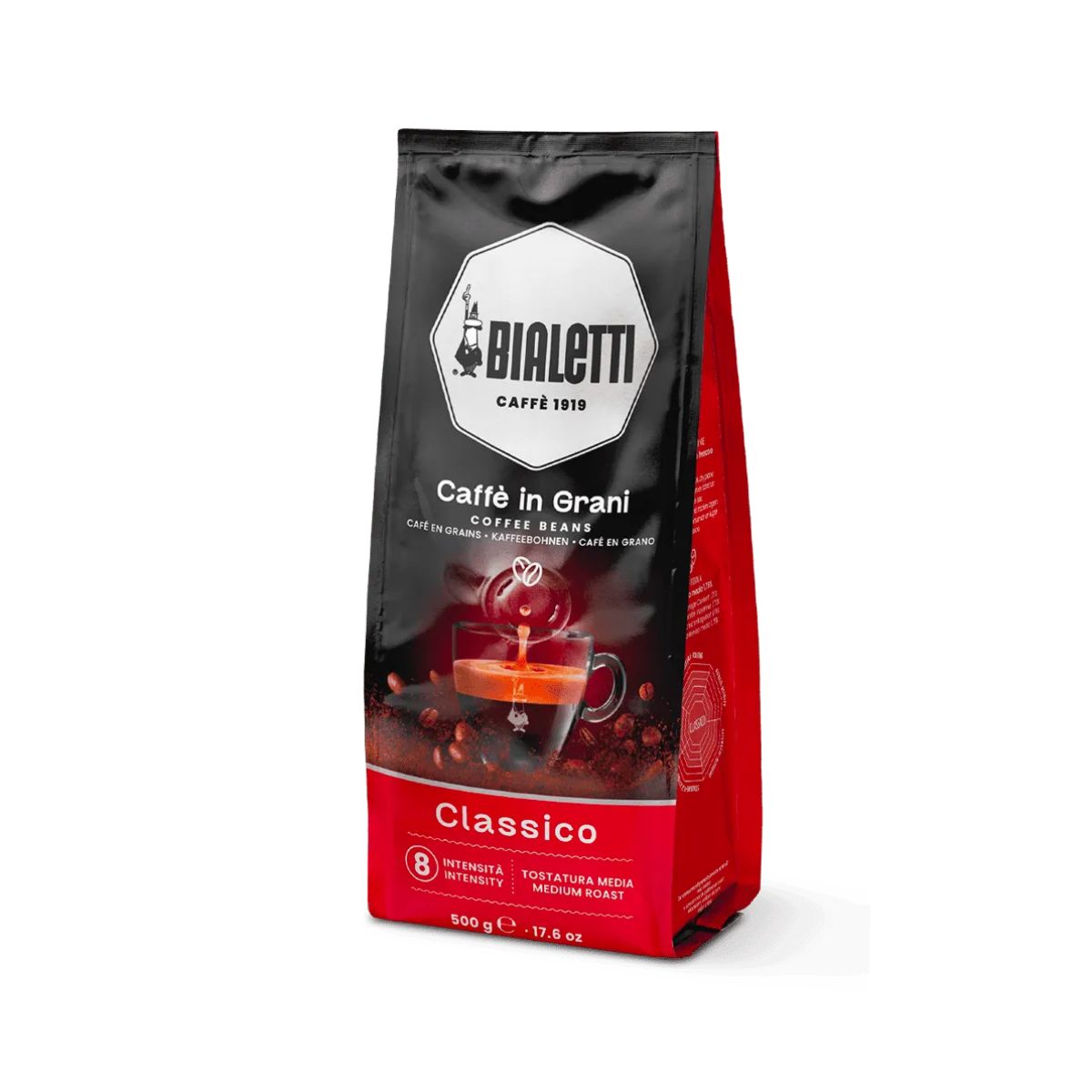 BIALETTI - Café En Grano Clásico 500 gramos Bialetti