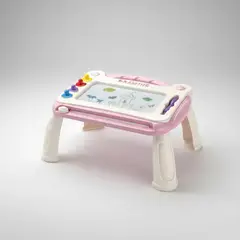 GENERICO - Pizarra Magnética Infantil Rosada Drawing Board 3+