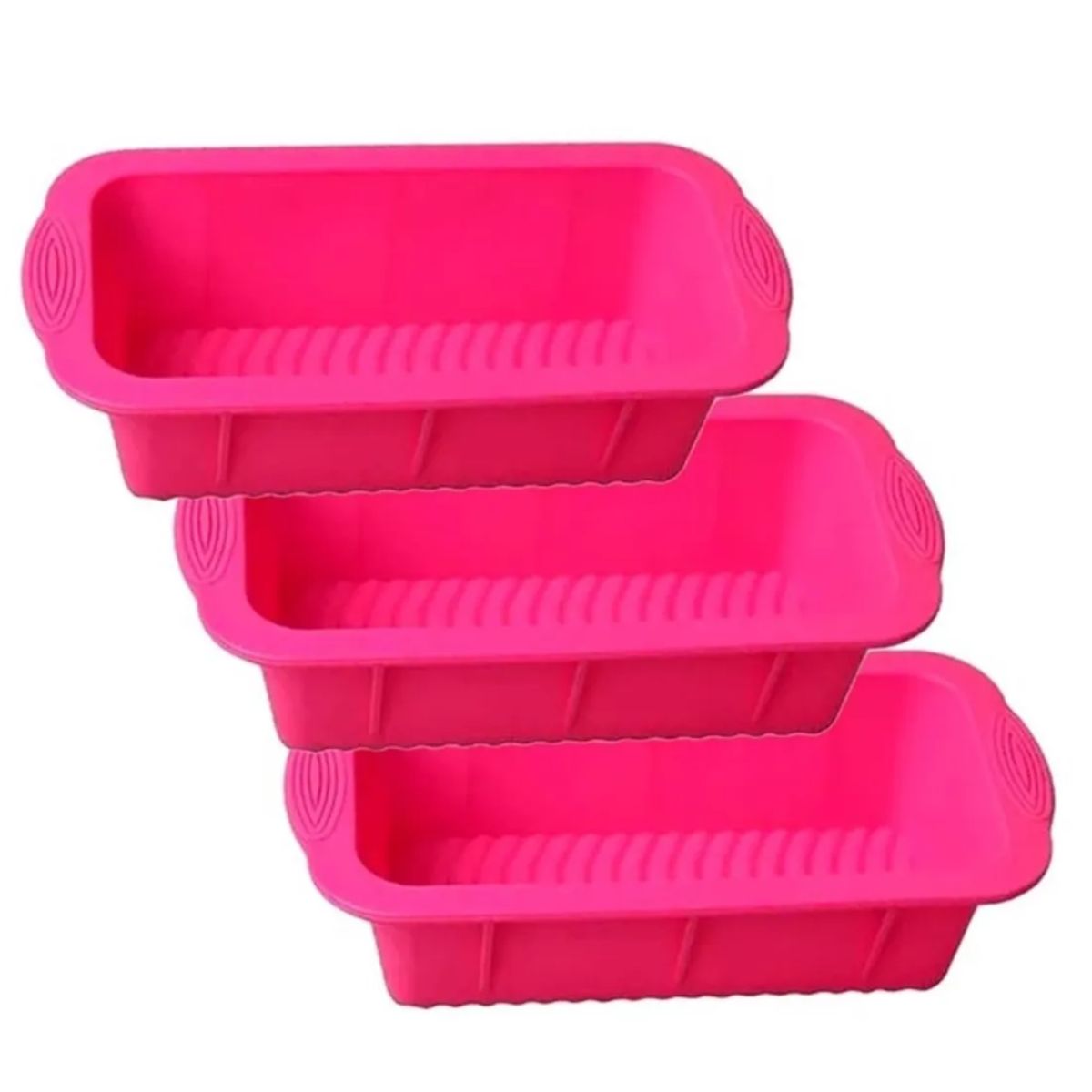 GENERICO - Moldes De Silicona Para Hornear Pan Rectangular