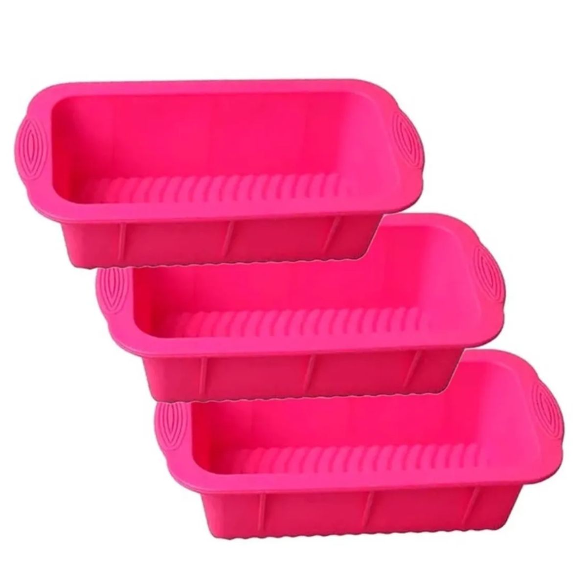 GENERICO - Moldes De Silicona Para Hornear Pan Rectangular