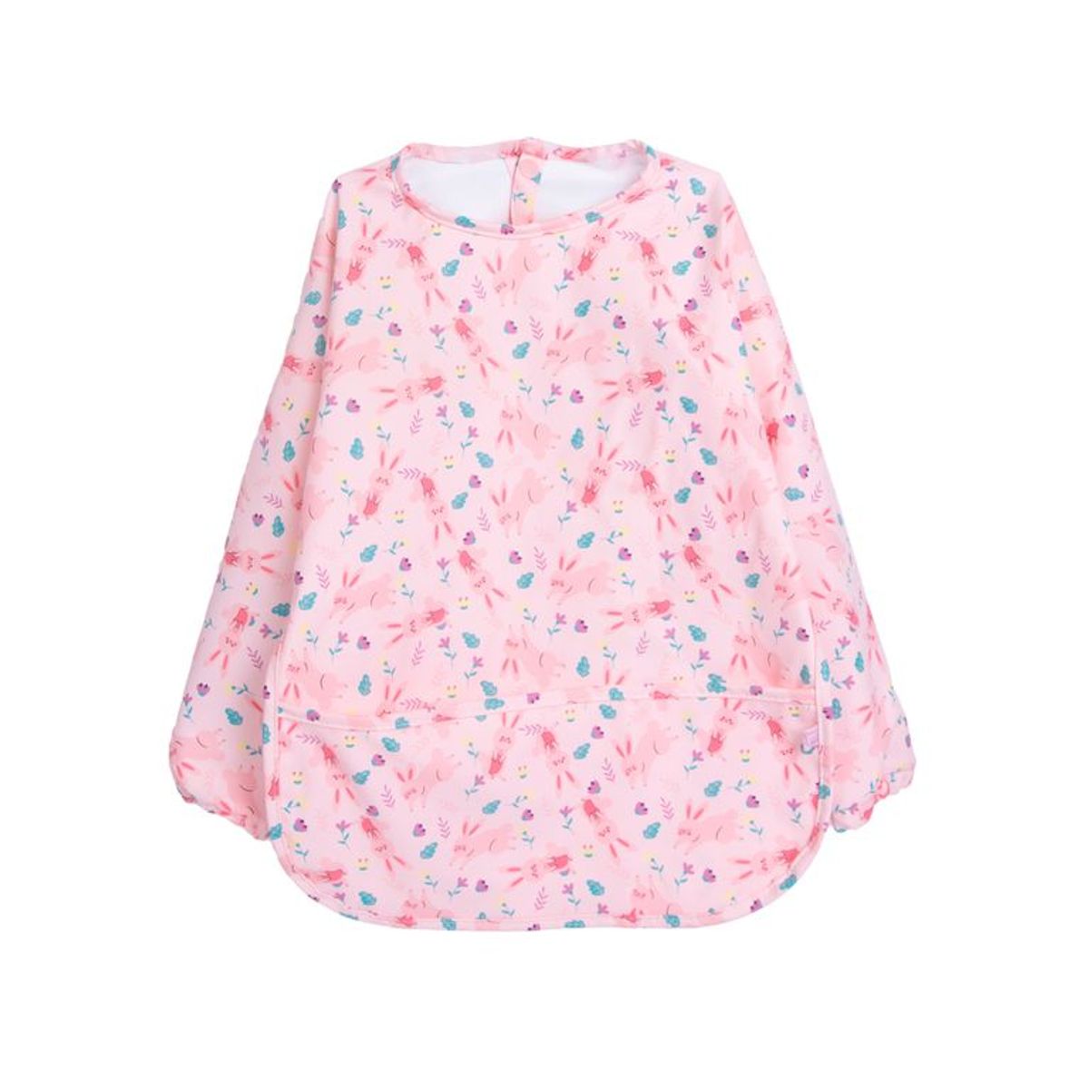 PILLIN - Babero Recién Nacido Niña Rosado Pillin PRB301-25LIL