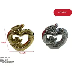 GENERICO - Adorno (FORMA DE MANZANA - 14CM*13.5CM) 39741