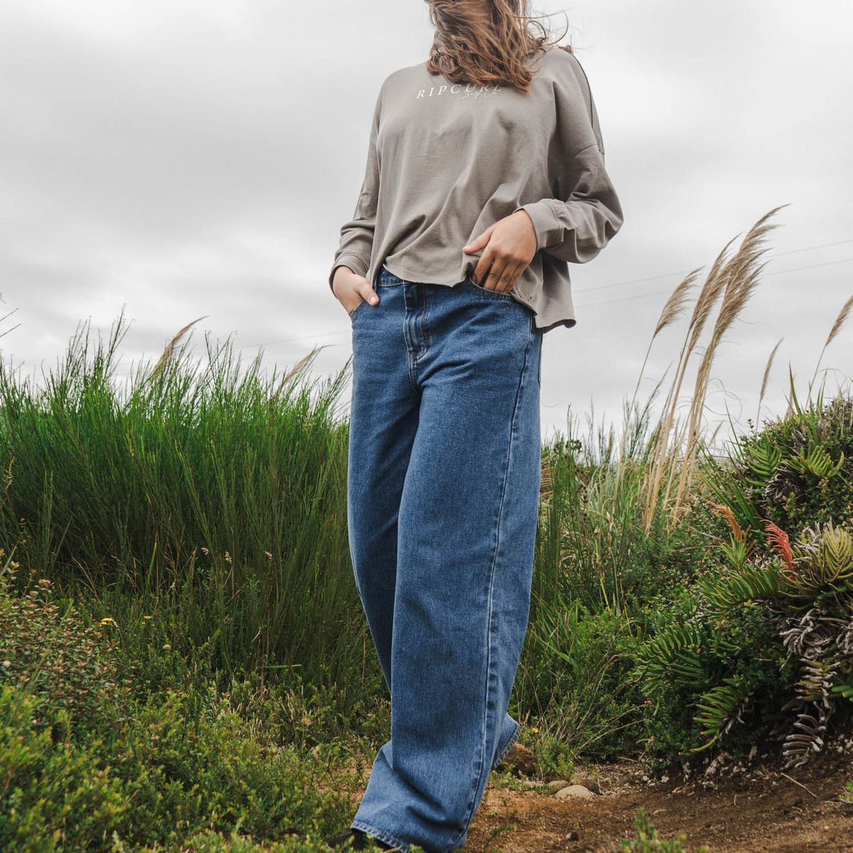 RIP CURL - Pantalon Drift Azul Mujer Rip Curl