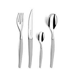 LOU LAGUIOLE - PACK JUEGO CUCHILLERIA + SET ENSALADA JET SABLE LOU LAGUIOLE, 6 PERSONAS, 26 PZ