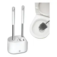 GENERICO - Juego de Doble Cepillo de Baño Cocina o Sopapo Blanco