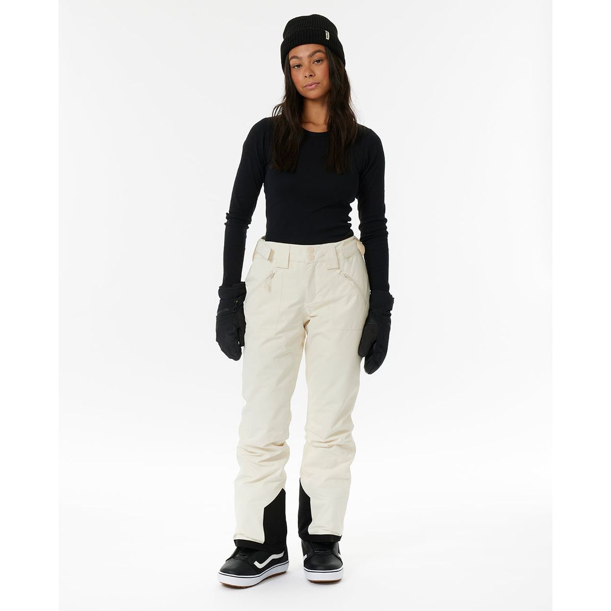 RIP CURL - Pantalon Snow Nivek Blanco Mujer Rip Curl