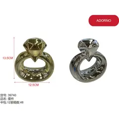 GENERICO - Adorno (FORMA DE ANILLO - 13.5CM*12.5CM) 39740