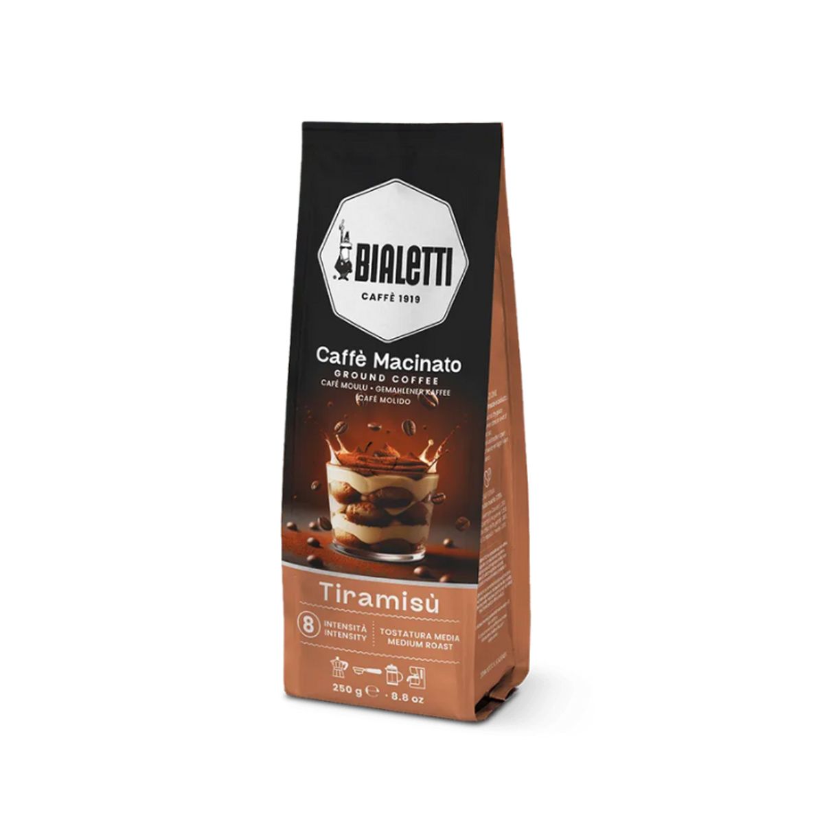 BIALETTI - Café Molido Tiramisú 250grs Bialetti