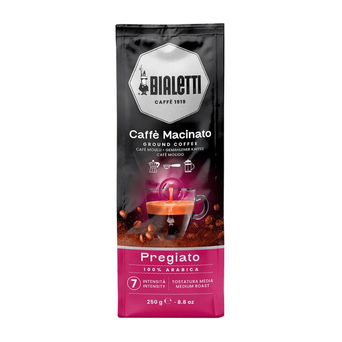 BIALETTI - Café Molido Pregiato Delicado 250grs Bialetti