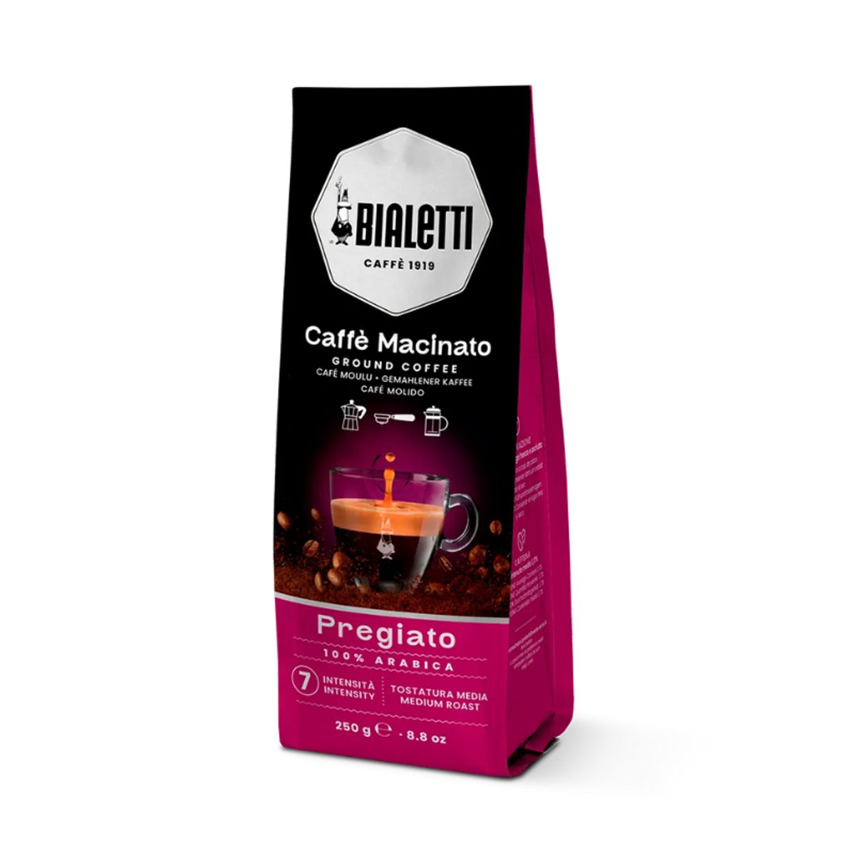 BIALETTI - Café Molido Pregiato Delicado 250grs Bialetti