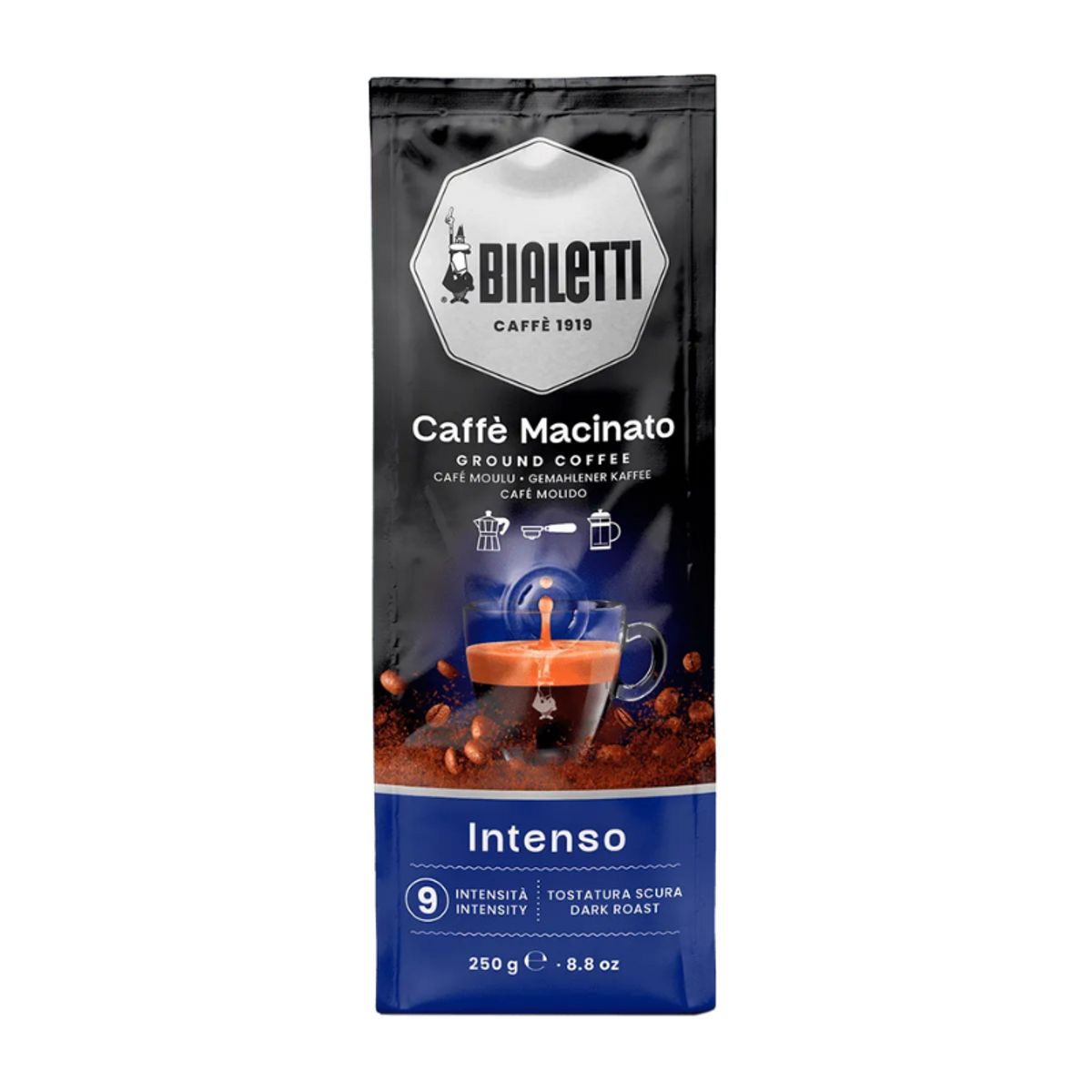 BIALETTI - Café Molido Intenso 250grs Bialetti