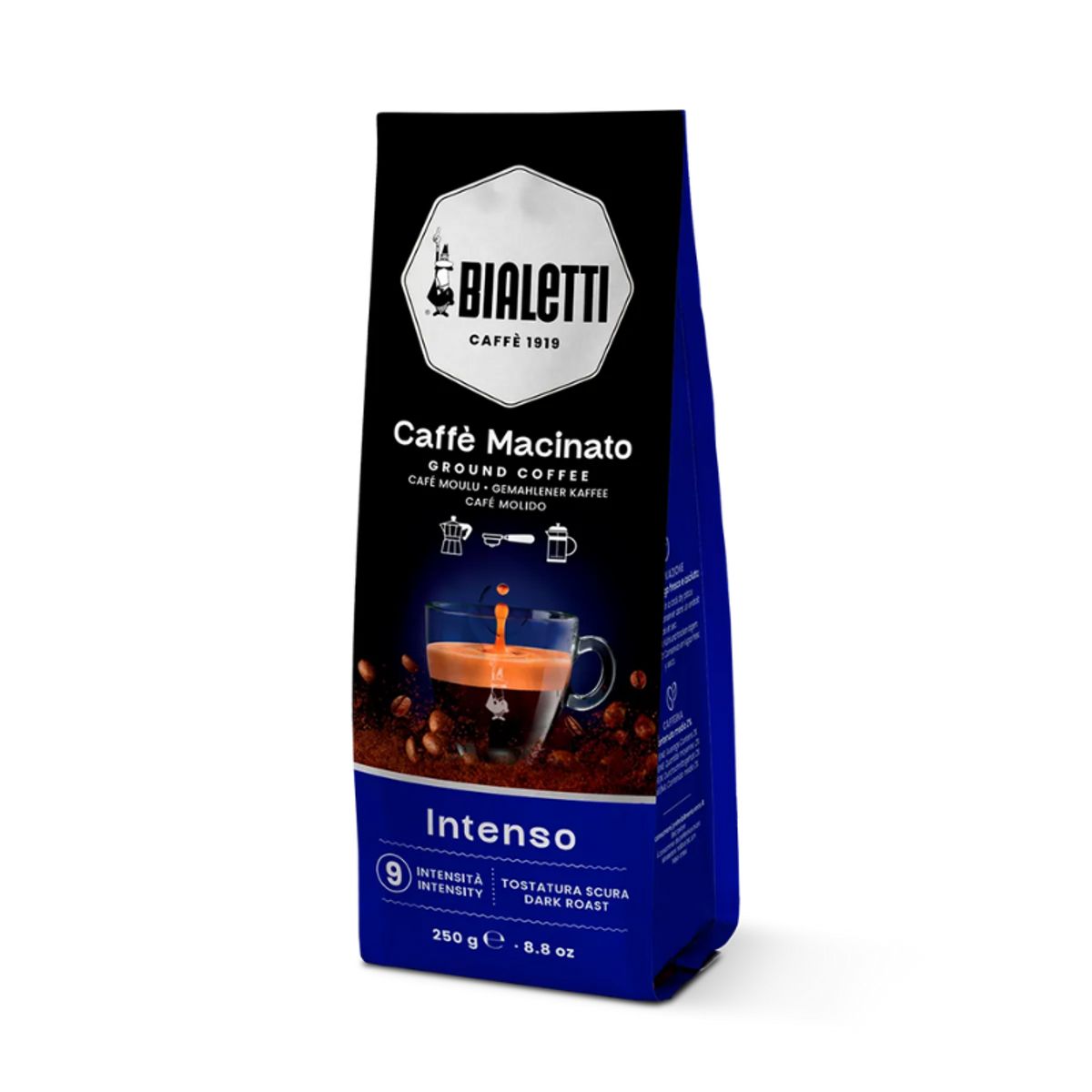 BIALETTI - Café Molido Intenso 250grs Bialetti