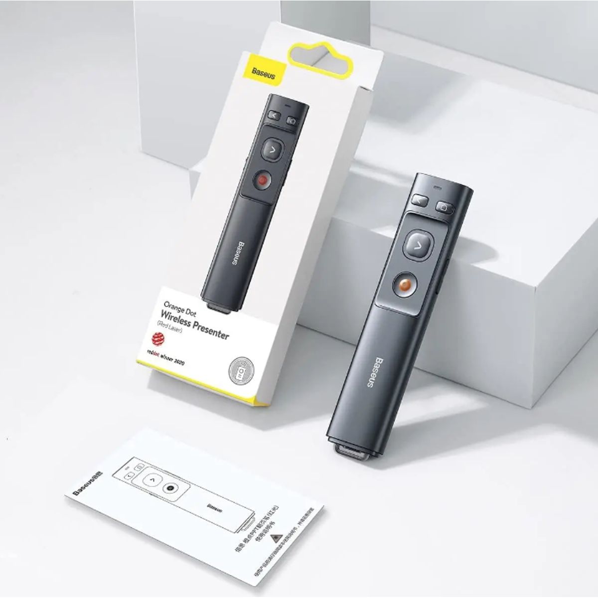 BASEUS - Presentador Diapositivas Baseus Puntero Láser Ppt Usb Usb-c