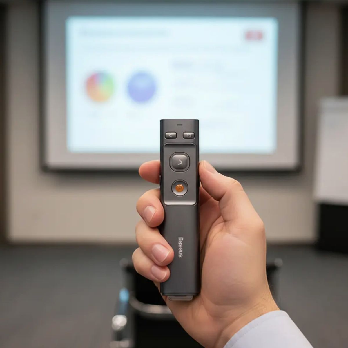 BASEUS - Presentador Diapositivas Baseus Puntero Láser Ppt Usb Usb-c