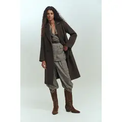BRICK LONDON - ABRIGO CAMILLE CHECKS COAT