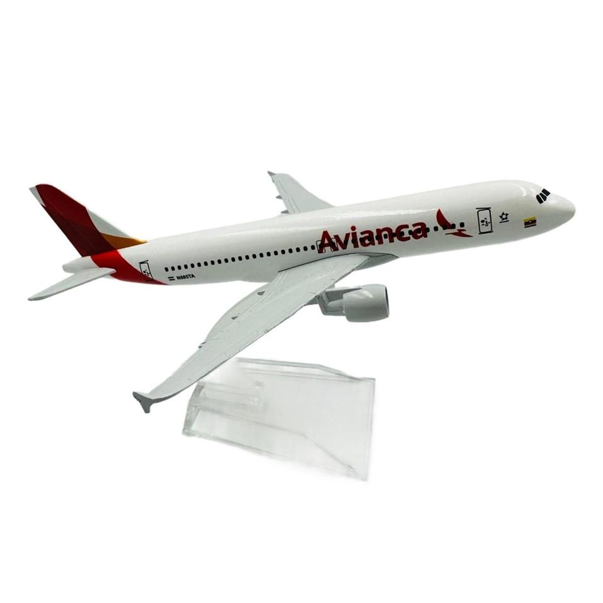GENERICO - Avión Aleación Colección 1400 Modelo Avianca