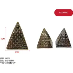 GENERICO - Adorno (PIRAMIDE - 9CM*9CM) 39756