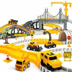 GENERICO - Set Pista De Autos Infantil Bloques Armables